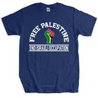 Мужская хлопковая футболка, летняя брендовая футболка, футболка, свободная Палестина, газа, паластина, Арафат, мужские футболки, мужская футболка