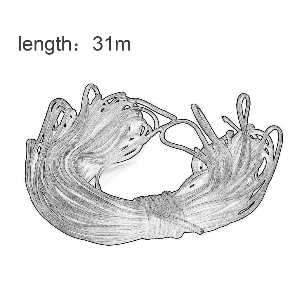 

Outdoor Survival Rope 4mm 31m Outdoor Sports 7-core Rope Survival Braided Umbrella Rope