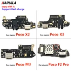 Модуль микрофона 20 шт., плата с USB-портом для зарядки, гибкий кабель, разъем, запасные части для Xiaomi Mi Poco F2 Pro