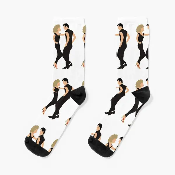 

Grease Crew Socks Best Ankle Mens Black Women Knee High