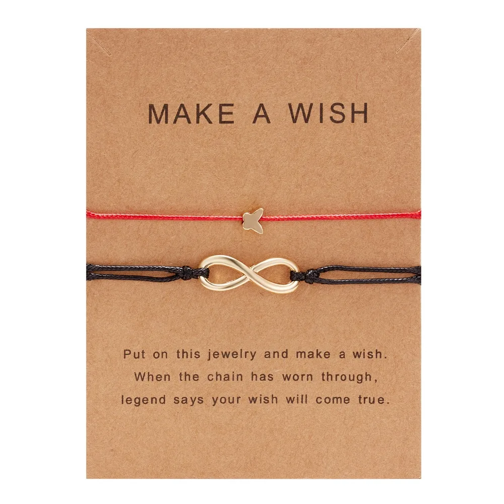 Belleper Make a Wish/Friendship/Mom Love Card Turtle Adjustable Fashion High Quality Bracelet Charm Female New Unique Jewelry