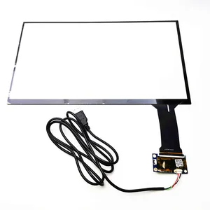 Емкостный сенсорный экран, 7, 8, 10,1, 12,1, 13,3, 15,6 дюйма, G + G структура, USB plug and play, 10 точек касания