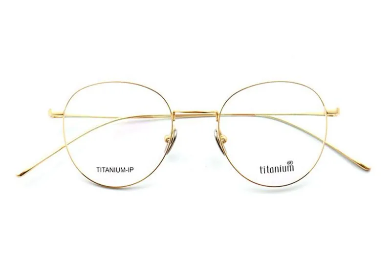 

Ultralight Titanium Glasses Frame Vintage Unisex Full Rim Optical Eyewear High Quality Clear Lens Prescription Myopia Eyeglasses