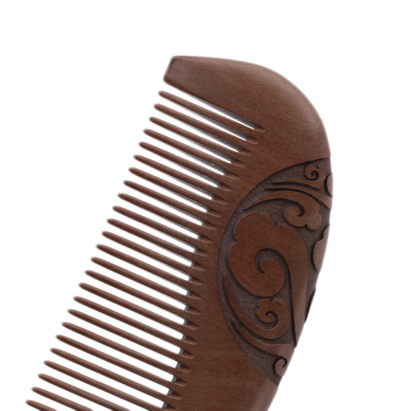 

New Arrivals Women Man Healthy Comb Natural Peach Fragrant Anti-static Natural Wood Hair Care Comb