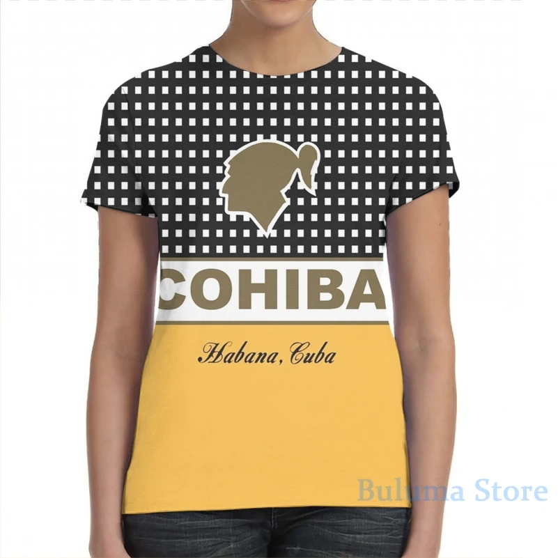 Футболка Cohiba Habana с изображением кубинской сигары для мужчин и женщин модная