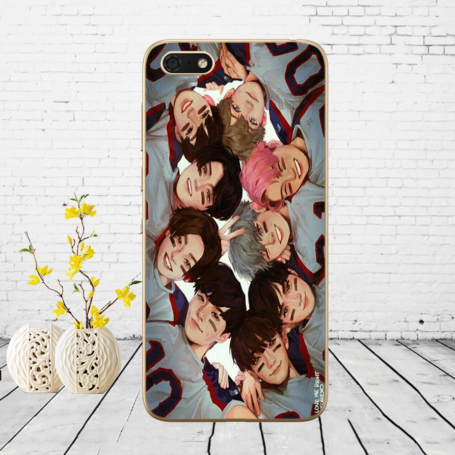 132DD Kpop exo Lucky one Мягкий силиконовый чехол для huawei honor 9 10 Lite 7A 5,45 7a pro 7c 5,7 дюймов 7x 8x чехол - Цвет: 7
