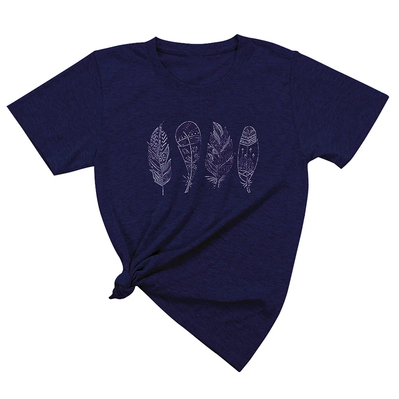 navy blue(style2) Oeak Летняя женская футболка с коротким рукавом, бейсбольный принт, модные повседневные топы с круглым вырезом, женские забавные повседневные свободные футболки - Цвет: navy blue(style2)
