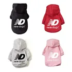 Зимняя одежда для собак, теплая толстовка для щенков, свитер с принтом, модная Домашняя Одежда для питомцев, уличная спортивная одежда, французский бульдог, самоанский плюшевый хаски