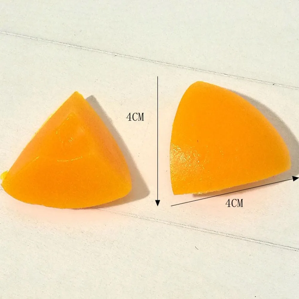 1 шт. моделирование фруктовый ломтик поддельный блок платтер Prop торт желтый
