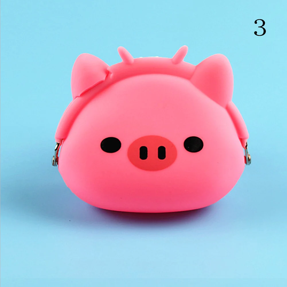 Милый силиконовый кошелек для женщин с милым мультяшным принтом монет 2020 в форме