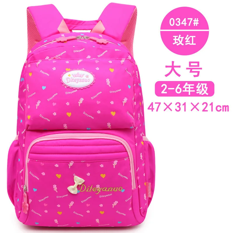 Girls Princess School Bags Children Backpacks For Teenagers 2023 Lightweight Waterproof School Bags Child Orthopedics Schoolbags