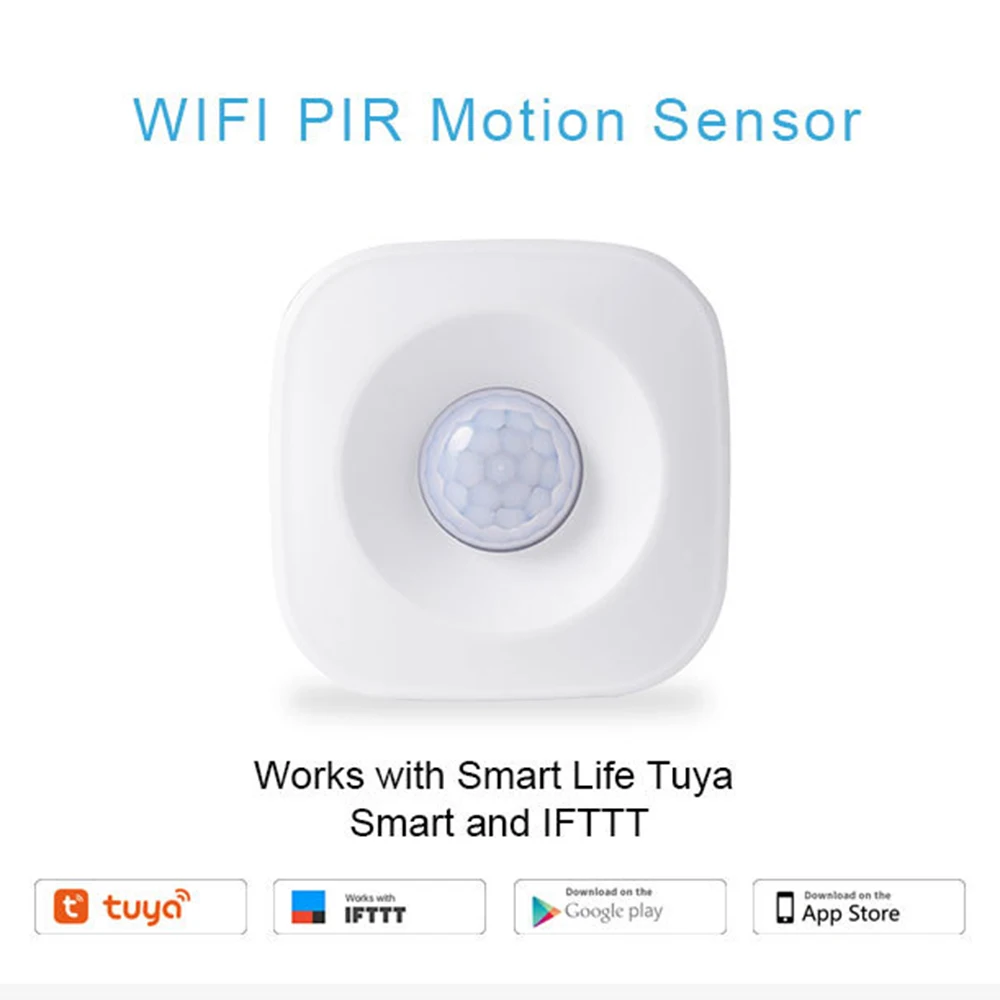 

Wifi Motion Sensor Human Body Movement Sensor Wireless Smart 2.4Ghz 120 Degrees PIR Motion Detector for Home Office