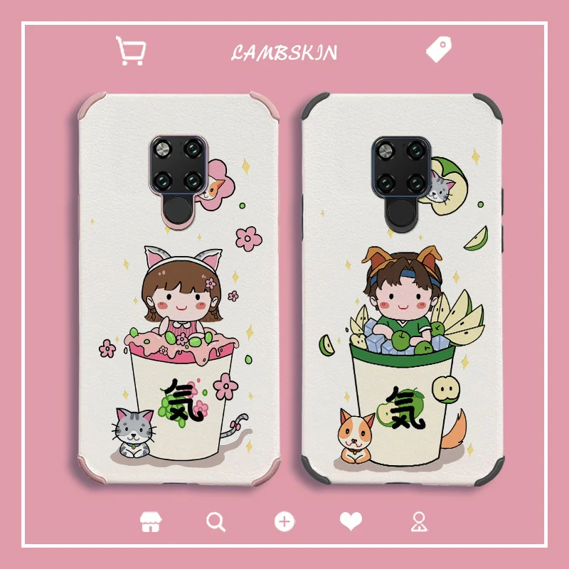 

Apple Soda Boy Phone Case For Huawei Mate 20 20Pro Pro Lite Liquid Silicone Cover