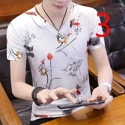 

2019 new men's men's lapel loose business mercerized cotton summer short sleeve