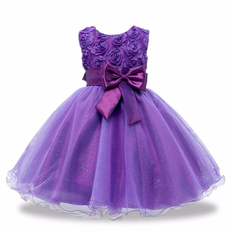 New girls dress dimensional banquet Princess Wedding Party sequins Sleeveless Year For Girls | Детская одежда и обувь