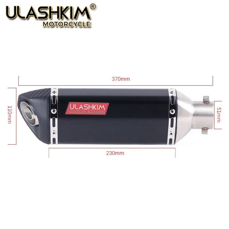 

Motorcycle Full System Muffler Escape Exhaust Middle Link Pipe Accessories Slip On For Yamaha Fazer FZ8 FZ8N FZ800 2010 to 2015