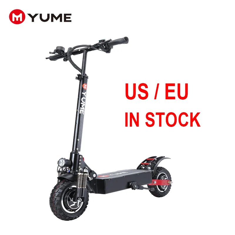 YUME D5 двухмоторный электрический скутер способный преодолевать Броды для