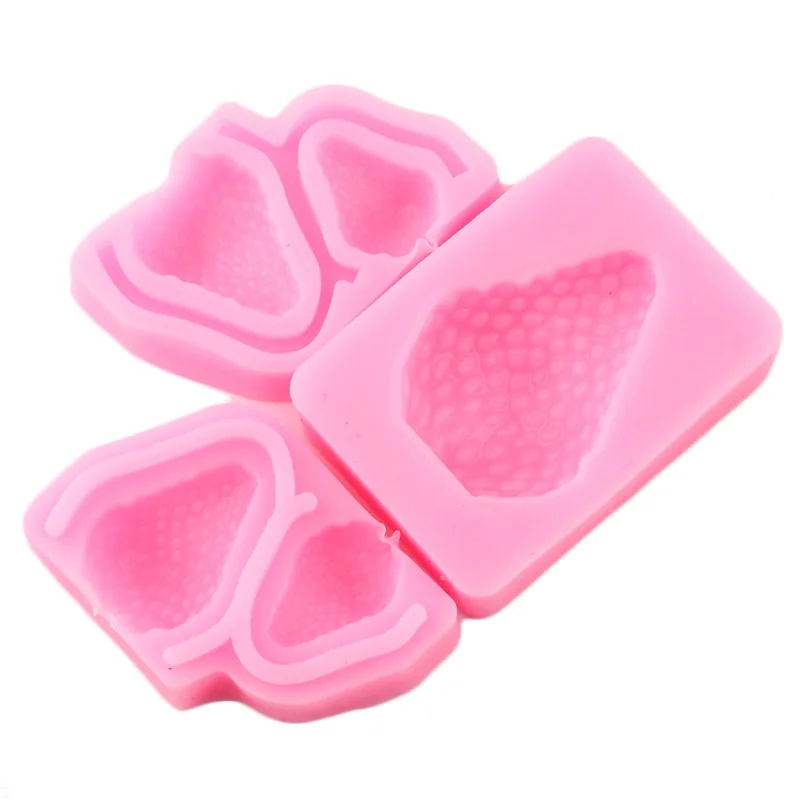 3 шт./компл. детские носки в форме клубники для производства шоколада силиконовые