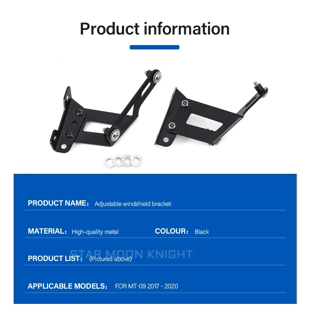 Аксессуары для мотоциклов Yamaha MT-09 MT09 MT 09 2017-2020 кронштейн лобового стекла