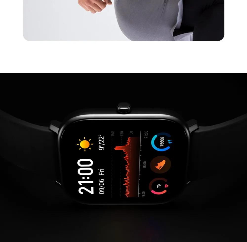 11,11 глобальная версия, Новые смарт-часы Amazfit GTS, 5 АТМ, водонепроницаемые, для плавания, спортивные Смарт-часы, для мирового фестиваля покупок, модные, подходят