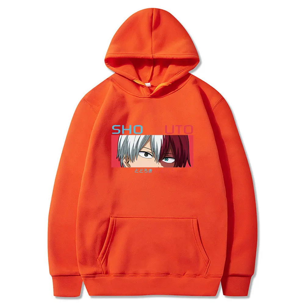 

Japanese Anime My Hero Academia Graphic Hoodies Men Kawaii Cartoon Boku No Hero Academia Streetwear Sweatshirts Male Hoodie