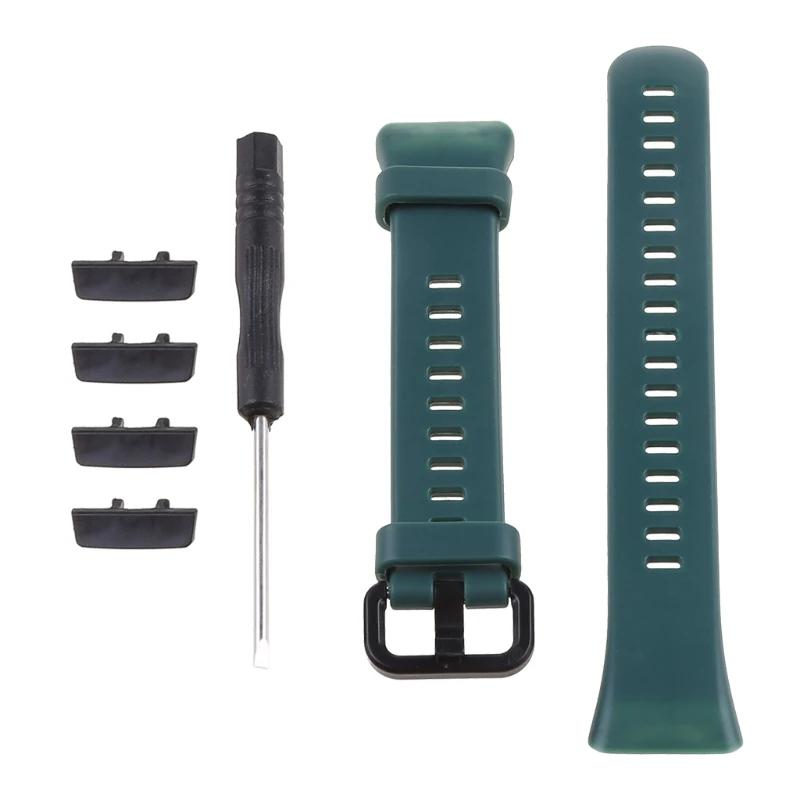 

Durable Stylish Multicolor Silicone Strap Wristband Watch Band Wrist Strap For Honor Band 6 Smart Wristband Accessories