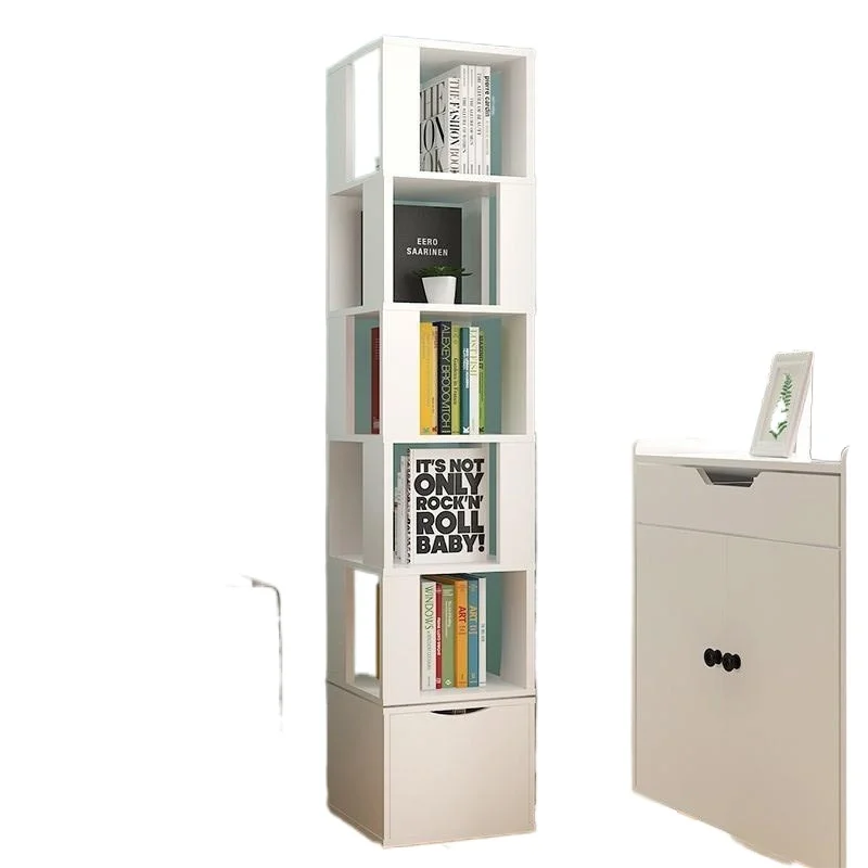 Estanteria Libros декоративная промышленная полка деревянная вращающаяся книжный чехол