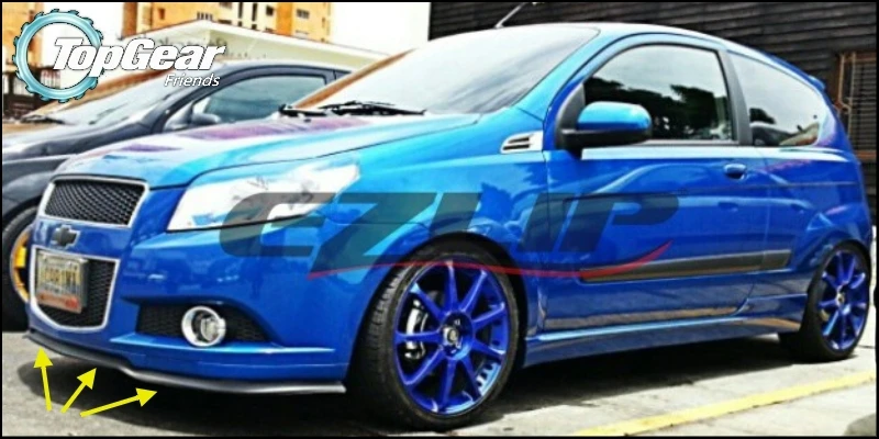 Бампер губы для Chevrolet Aveo T200 T250 T300 2002 ~ 2020 / Top Gear Shop спойлер тюнинга