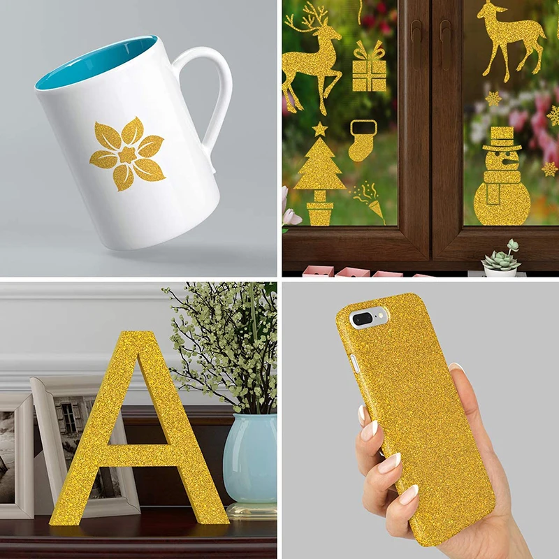 Блестящий клей для рукоделия виниловые наклейки стекла металла рождественской