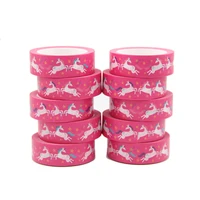 10pcslot 15mm10m red horse stars washi stickers masking tapes decorative diy stationery office supplies kawaii washi tape