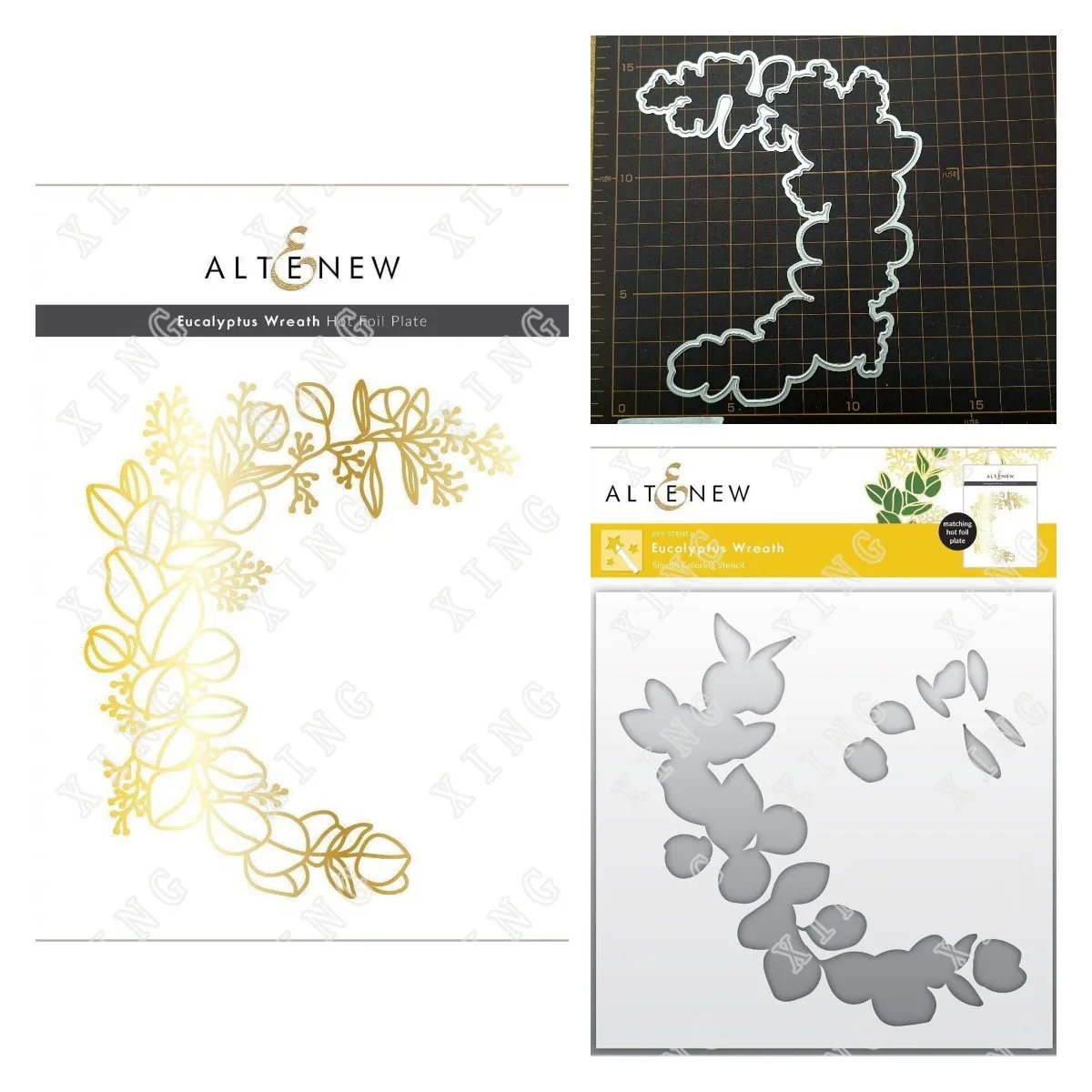

Eucalyptus Wreath Metal Solid Hot Foil Plate Simple Coloring Layering Stencils Diy Scrapbooking Crafts Coloring Decoration Molds