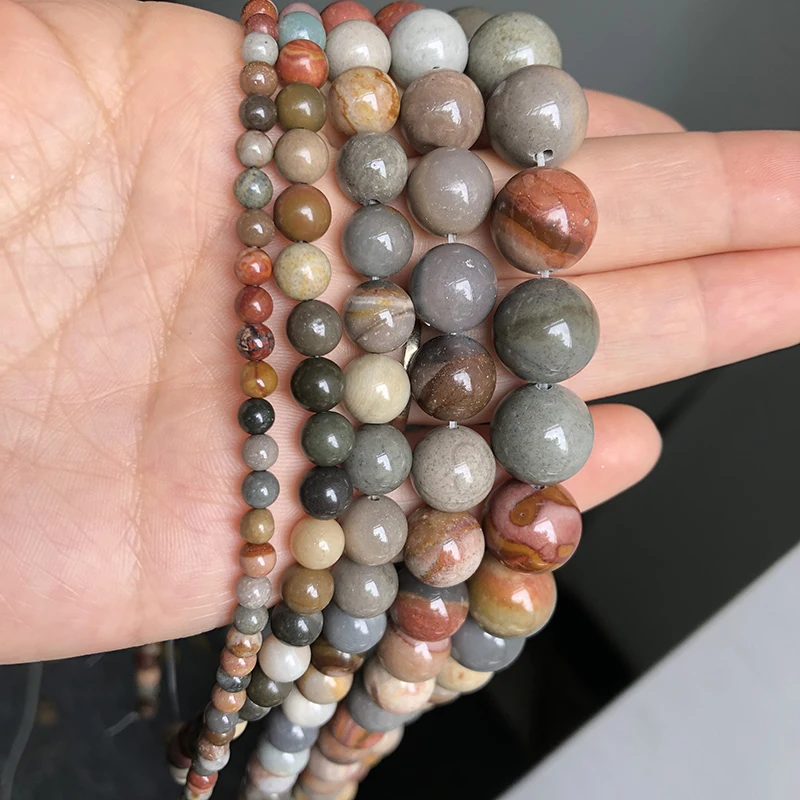 Бусины из натурального нефрита для изготовления ювелирных изделий 15 дюймов