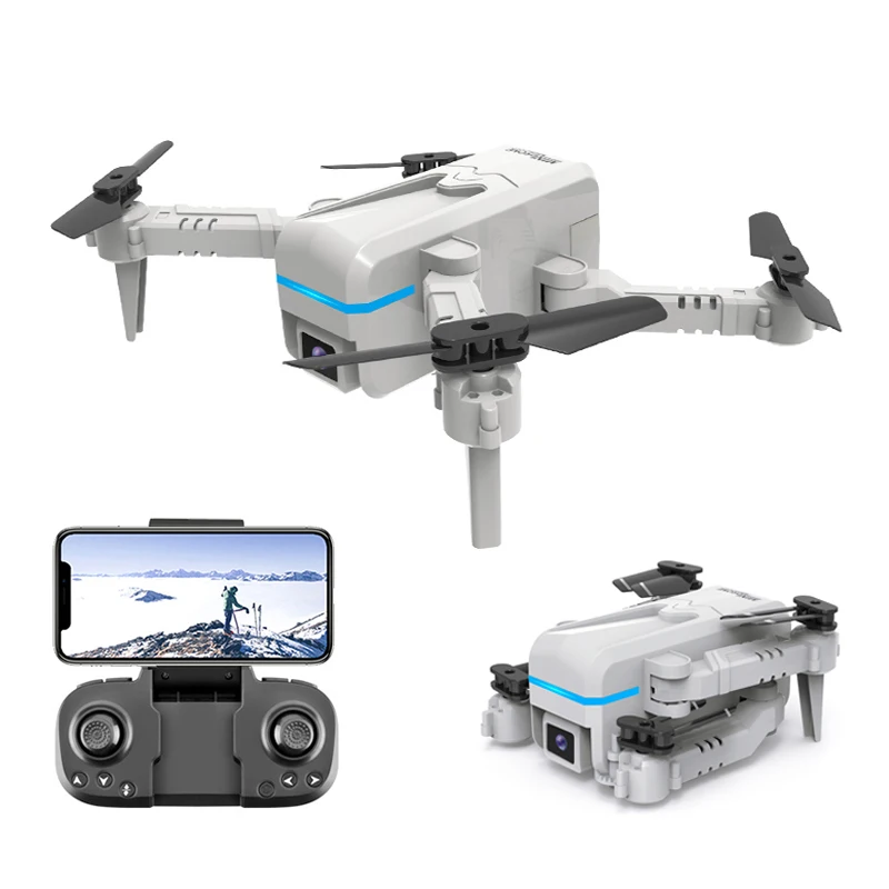 2021 New Mini Drone 4K HD Dual Camera WiFi Fpv Air Pressure Height Maintaining Foldable Quadcopter Rc Drone Children's Toy H6