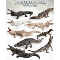 crocodile simulation wild animals model pvc hand model series educational toys christmas gift for children kids