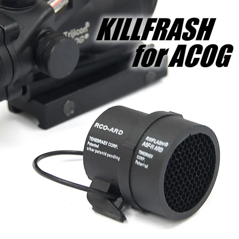 Тактический Прицел ACOG крышка Killflash защитная для объектива Охотничья