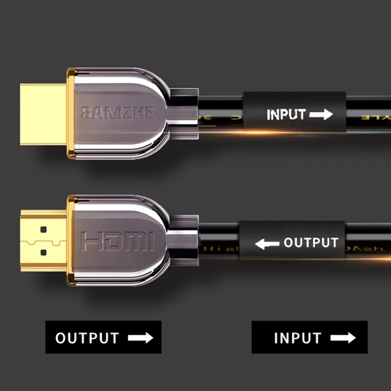 Кабель SAMZHE 4K * 2K HDMI2.0 1080P позолоченный кабель цифровой 1/2/3/5/8/10/20/25/30/40/50 м |