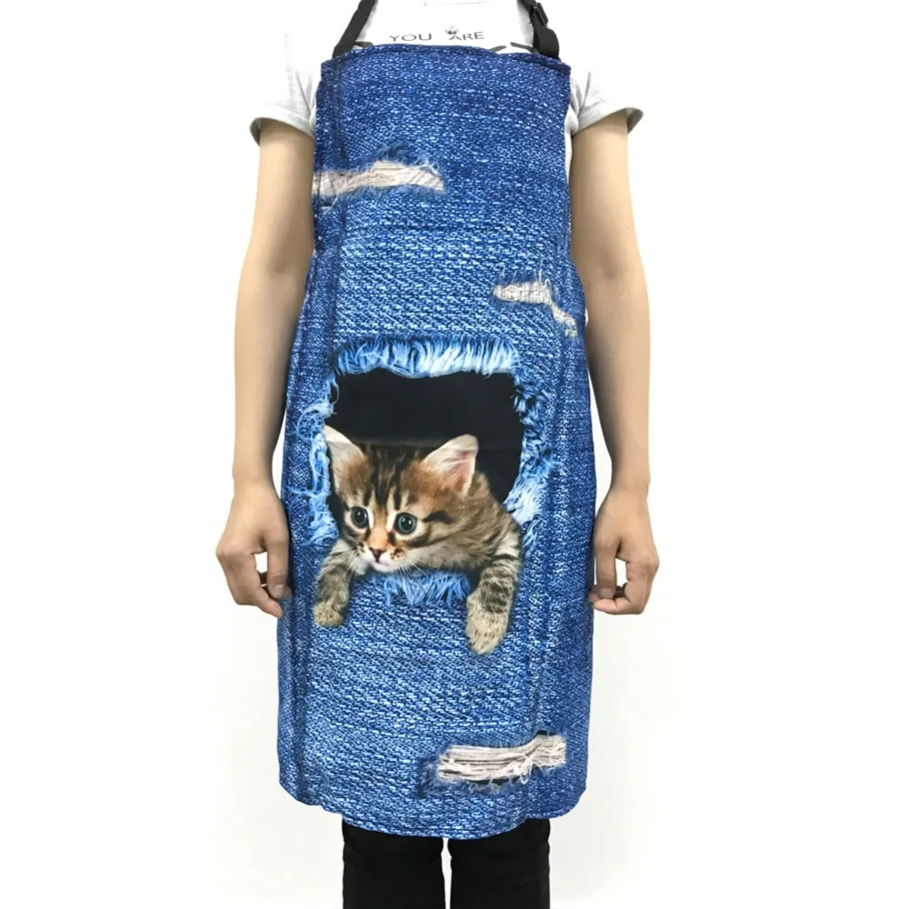 Фартуки кухонные без рукавов с сексуальным 3D принтом забавные фартуки для женщин