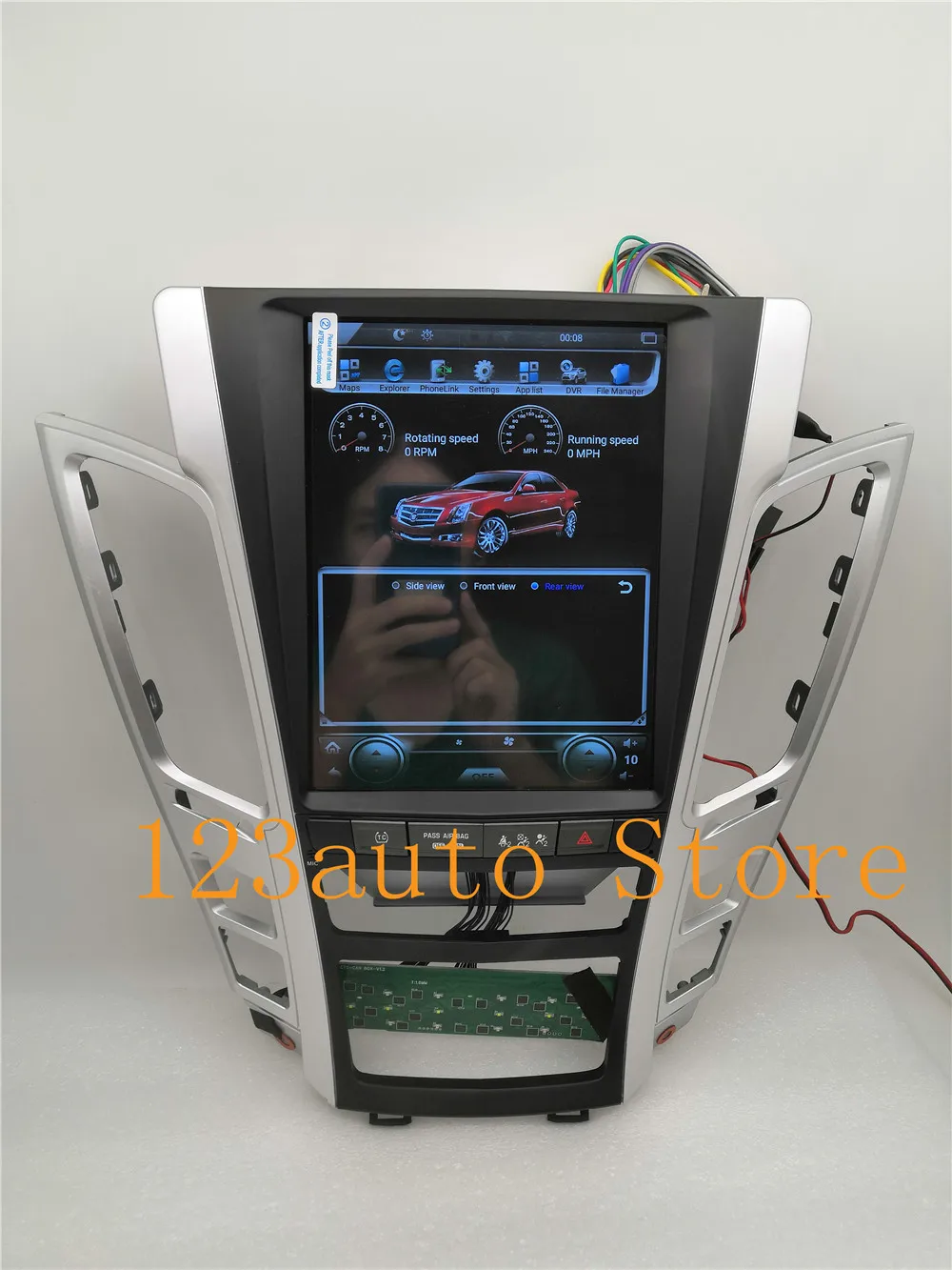10,4 ''Tesla Стиль Android 8,1 автомобиля DVD gps плеер радио навигации для Cadillac CTS 2007 2008 2009 2010 2011 2012 PX6 carplay