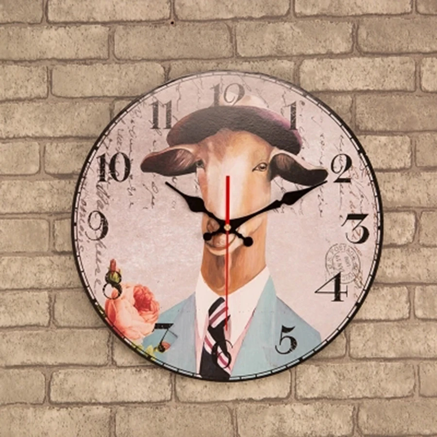 Классические настенные часы в стиле ретро для спальни классические деревянные