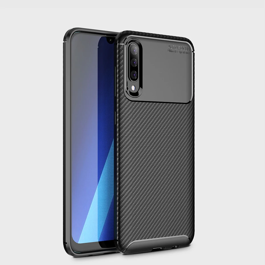 Для samsung Galaxy A10 A20 A30 A40 A50 A60 A70 M10 M20 M30 S10E плюс Чехол чехол Роскошный противоударный углерода Крышка для телефона из мягкого ТПУ и силикона Cove