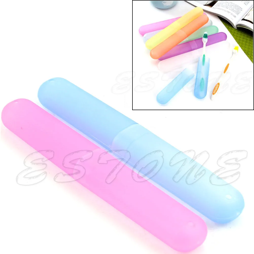 

Portable Toothbrush Holder Travel Camping Protect Clean Tube Cover Case