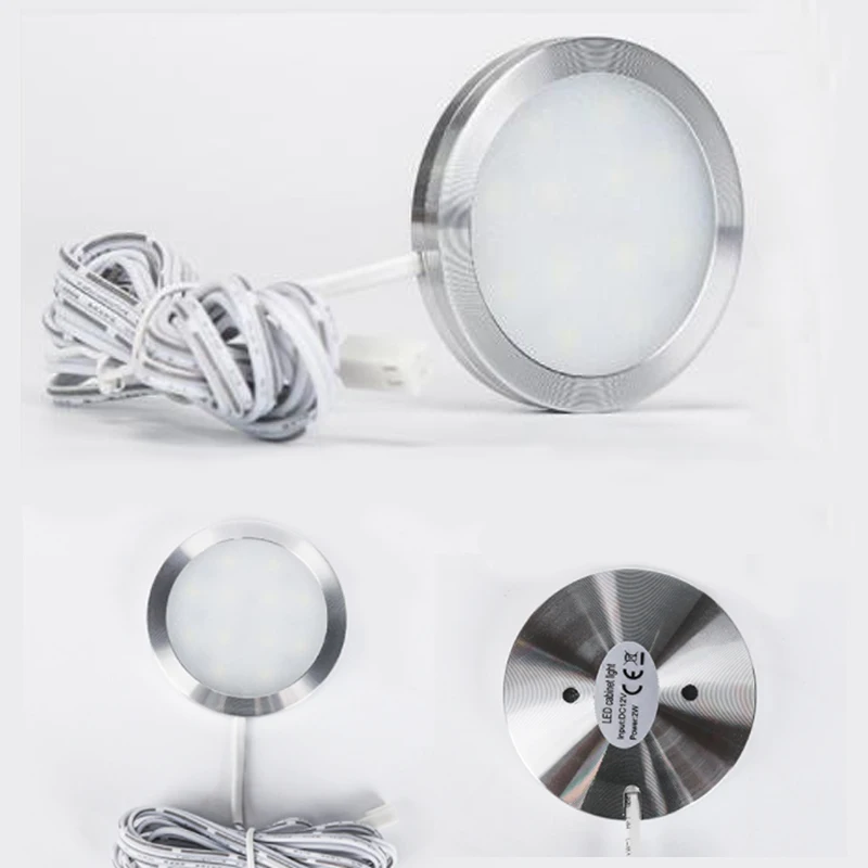 2w led cabinet light with 12v power adapter wireless remote control under kitchen cabinet lamp decor home wardrobe showcase free global shipping