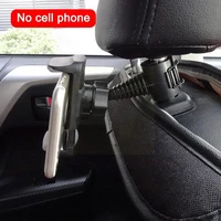 car rear seat headrest mobile phone holder car accessories auto phone car bracket for car lazy stand mount holder bracket y7w8