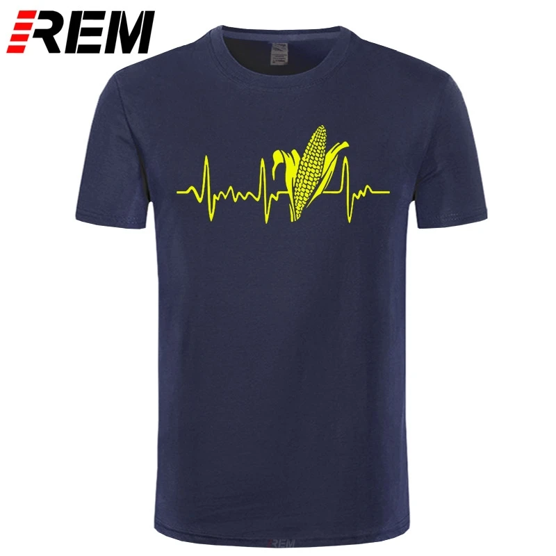REM Corn Heartbeat - Cob футболка крутая забавная мужские высококачественные футболки для