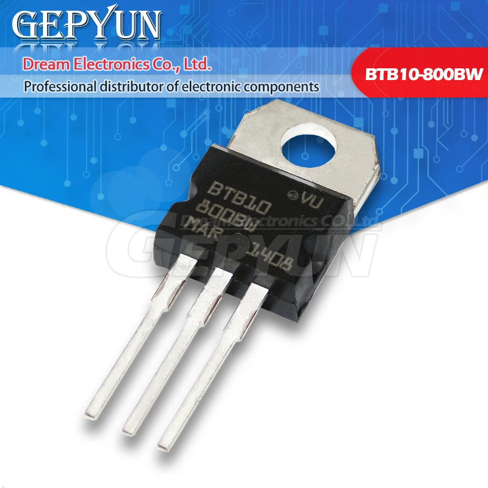 

10 шт BTB10-800BW TO-220 BTB10800BW TO220 BTB10-800 BTB10