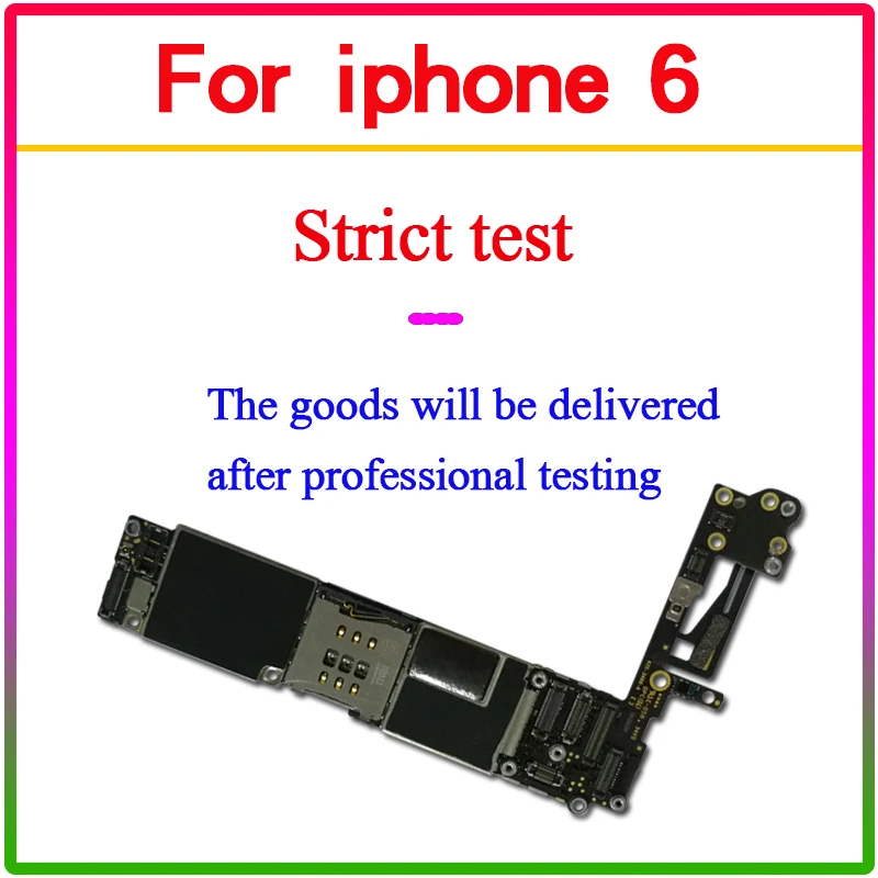 Для iPhone 6 4,7 дюймов материнская плата разблокированная системная плата с/без сенсорного ID Полная функция оригинальная IOS установленная логическая плата