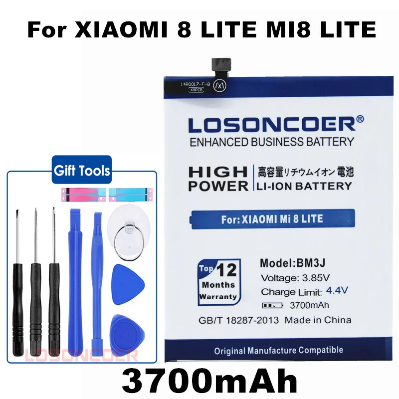 Аккумулятор BM3J 3900 мАч для XIAOMI 8 LITE MI8 BM3L Xiaomi 9 BM3M Se BM3D SE M8 SE|Аккумуляторы мобильных