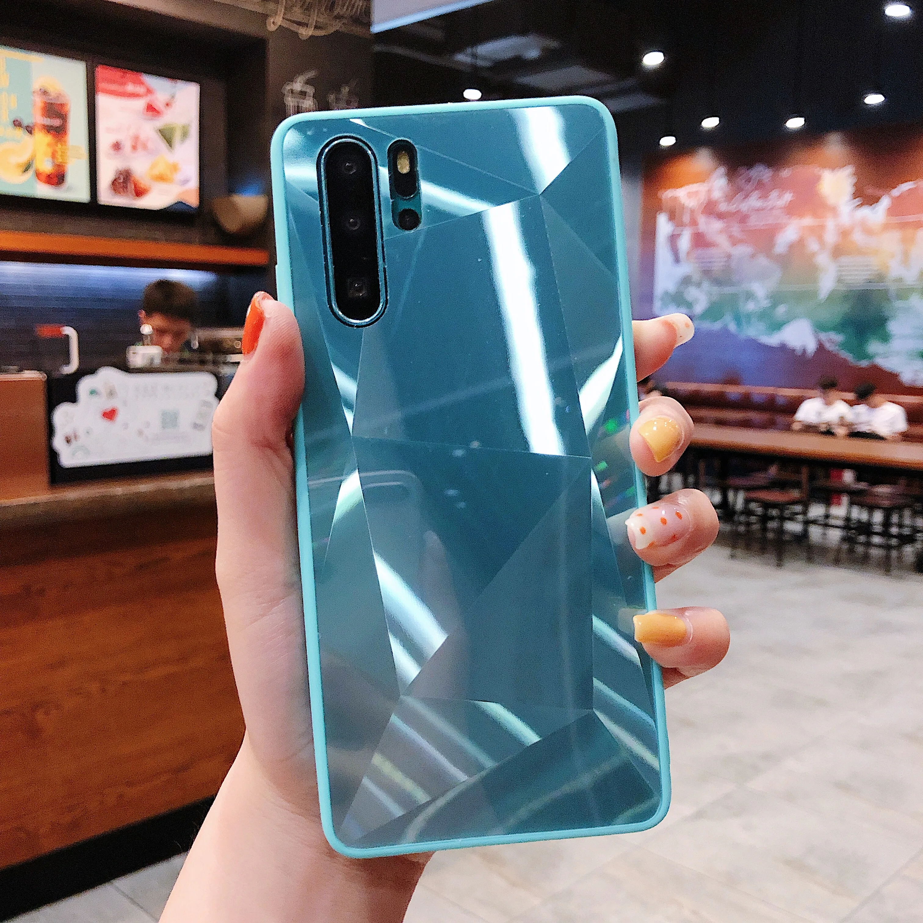 Радужное зеркало мягкий чехол для Huawei p smart Z y9 prime 2019 Honor 20 Lite 8S 8A Mate 30 блестящий
