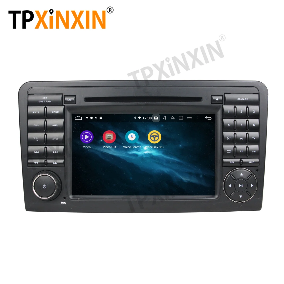 Android 10 0 PX6 DSP Carplay 4G + 128G для Mercedes Benz ML Class W164 2002-2008 мультимедийный плеер стерео