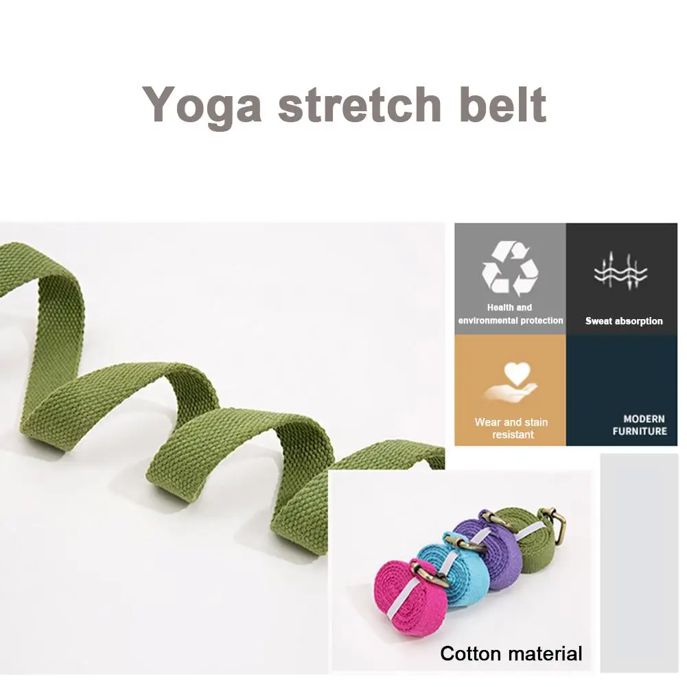 Растягивающийся пояс для йоги тренажер танцев гибкий растягивающийся